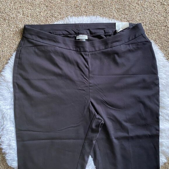 Catherine’s Capri Pants Black Stretchy New Elastic Waist Womens Size 24W - Picture 4 of 6